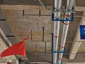 阳原管廊支架的安装方法